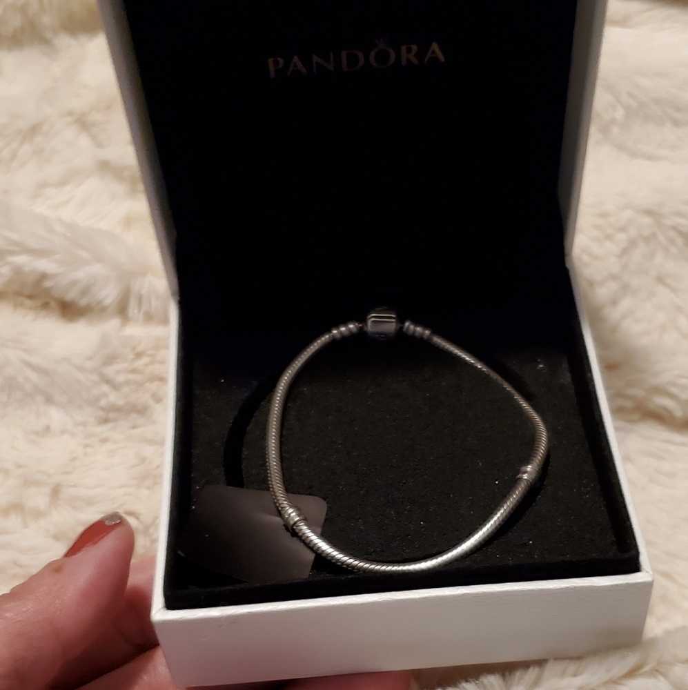 Authentic Pandora Moments Bracelet 7.25